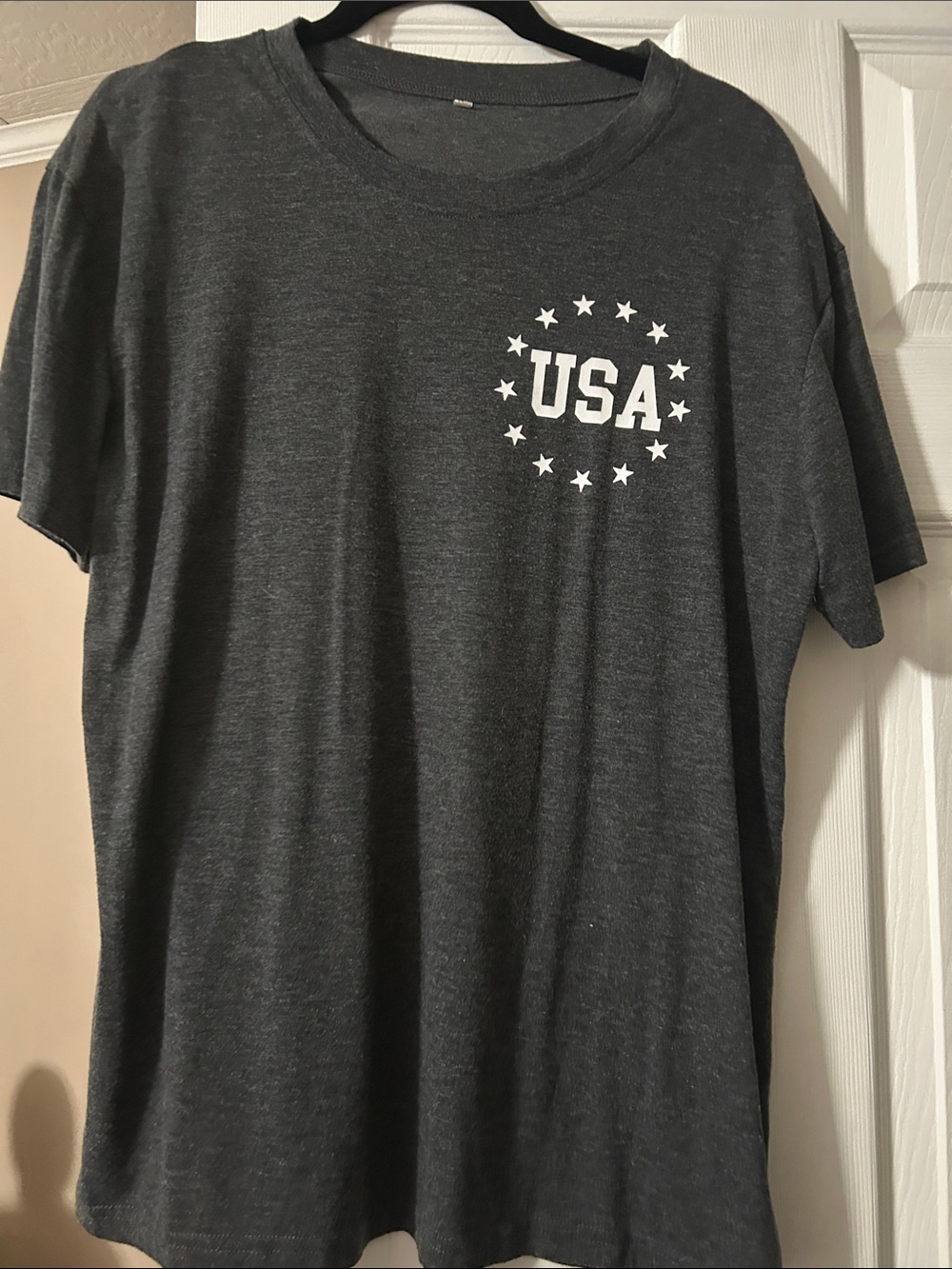 USA Short-Sleeve Graphic Tee - Charcoal